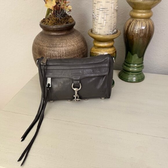 Rebecca Minkoff Grey/Silver mini M.A.C.-VGUC - Picture 6 of 14